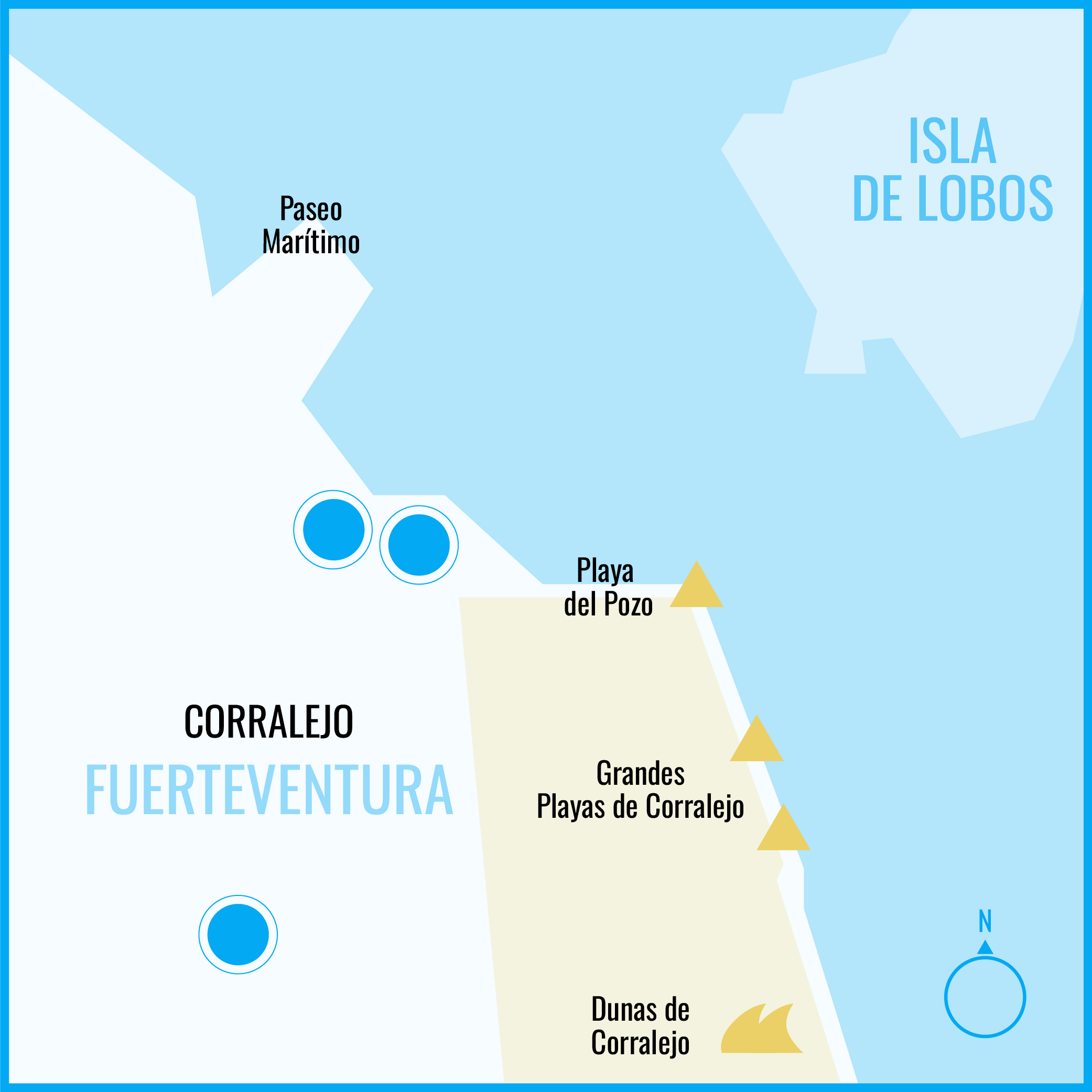 Click en los puntos azules